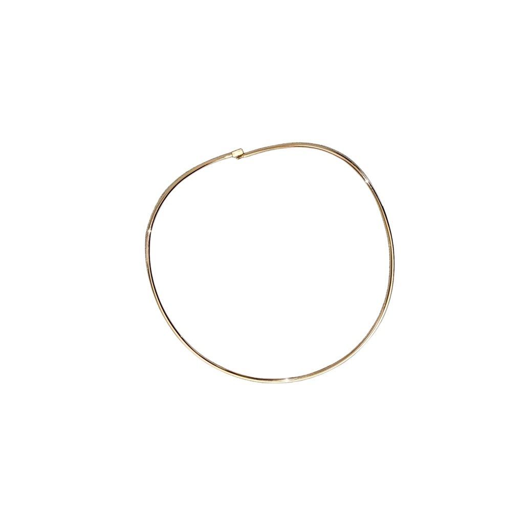 Girocollo rigido "Halo" in Oro Giallo