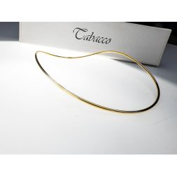 Girocollo rigido "Halo" in Oro Giallo