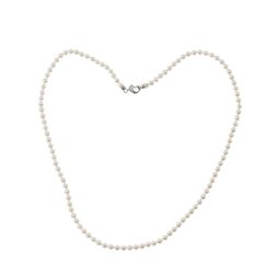 Collana Perle Freshwater cuore Oro Bianco e Diamanti