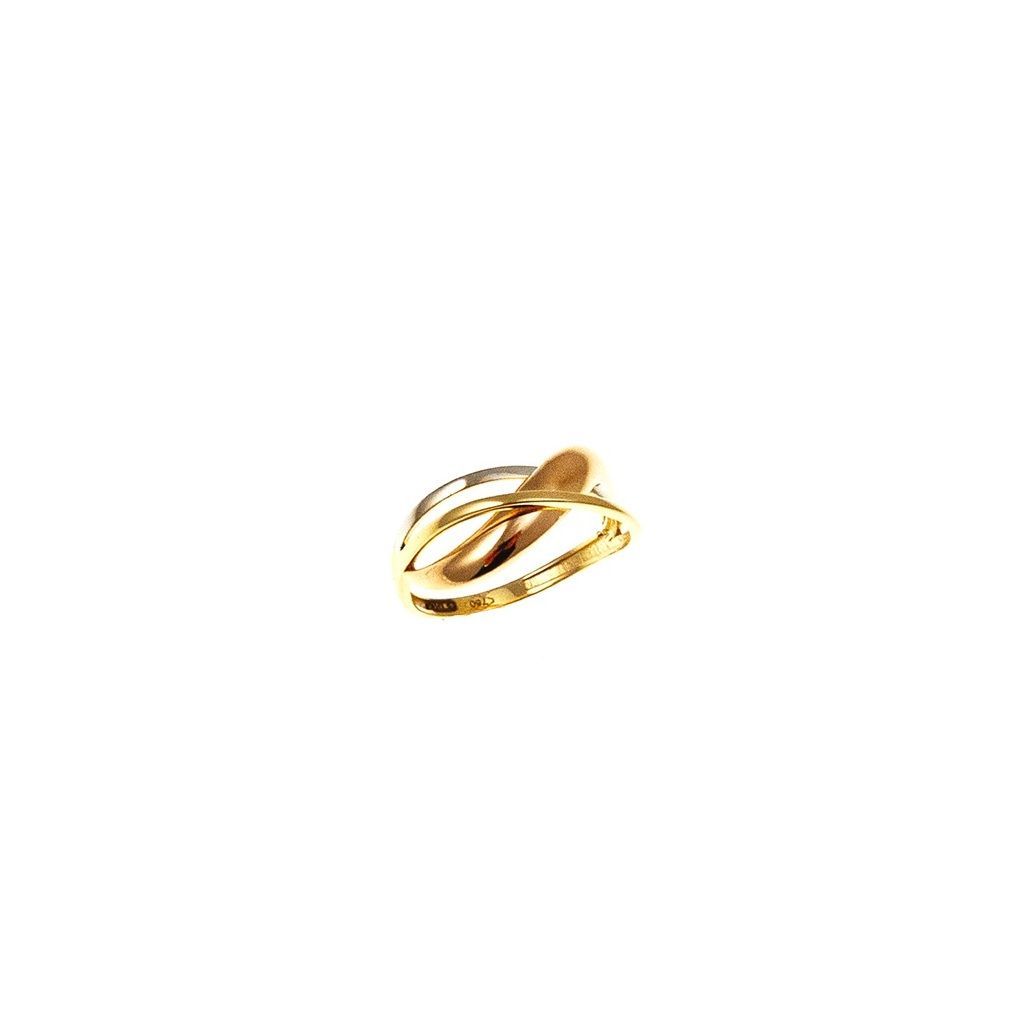 Crossover Ring in Yellow Gold, Rose Gold and White Gold
