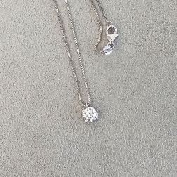 Girocollo veneta punto luce simple Diamante 0.47ct/0.50ct