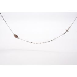 Rosario White Necklace
