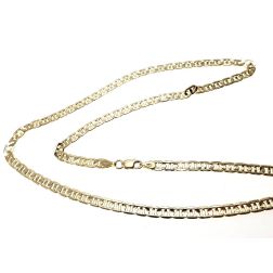 Collana Traversino 60cm x 3.50mm in Oro Giallo
