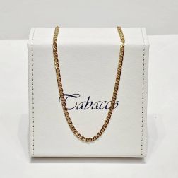 Collana Traversino 60cm x 3.50mm in Oro Giallo