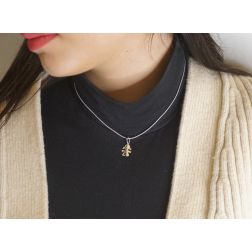 Ciondolo Bimba Oro Bianco