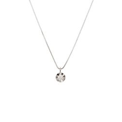 Collana Punto Luce Circle Sfaccettato da 0,020ct - 3.70mm