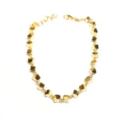 Bracciale cubi oro giallo