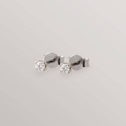 Solitaire Sparkle Diamond Earring 0.13ct