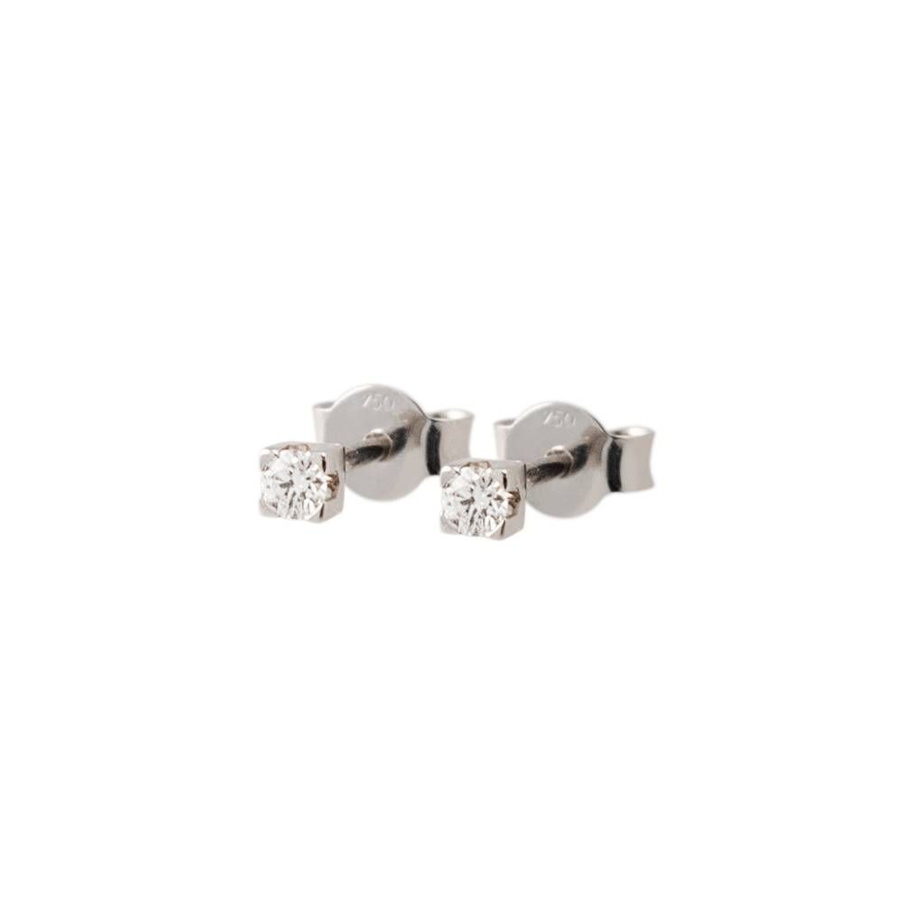 Solitaire Sparkle Diamond Earring 0.13ct