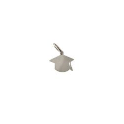 Ciondolo "Tocco" Cappello Laurea in Oro Bianco 18kt