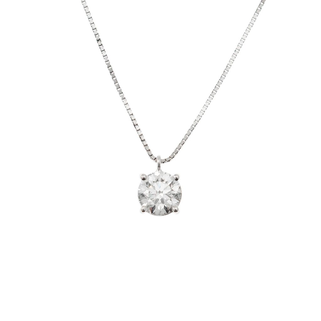 Girocollo veneta Punto Luce Simple Diamante 0.70ct/0.80ct