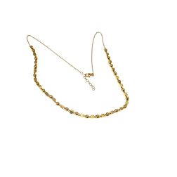 Necklace with Cubes and Spheres in yellow gold
