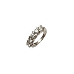 Veretta Suspended 5 Diamanti Centro 0.37ct e 4 da 0.30/031ct