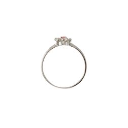 Easy Love Ruby White Gold Solitaire Ring