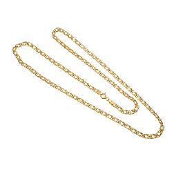 Chain necklace coupled 50cm x 3.20mm - Spring-ring closure.