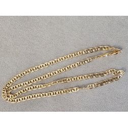 Collana Traversino 50cm x 4.30mm Oro Giallo