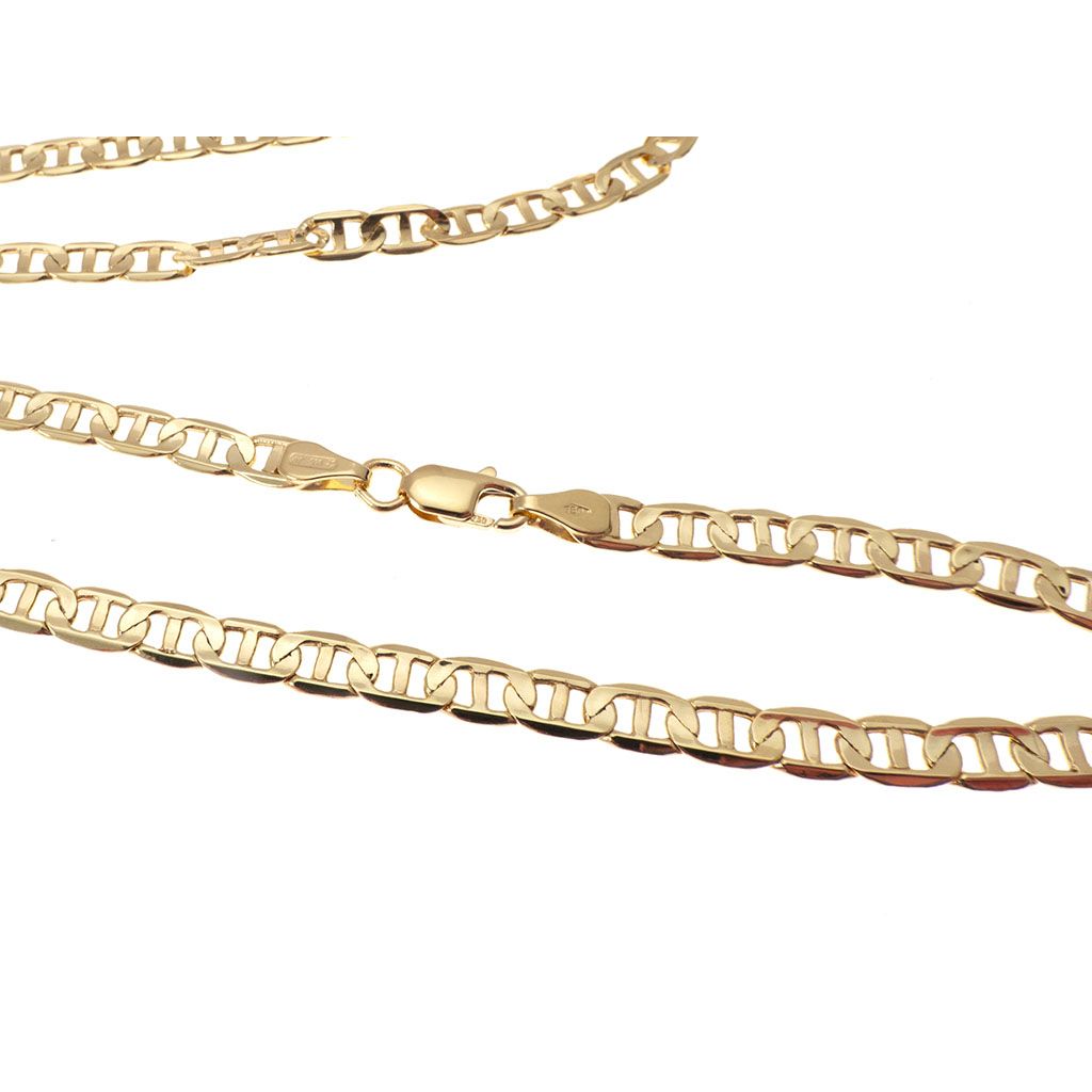 Collana Traversino 50cm x 4.30mm Oro Giallo