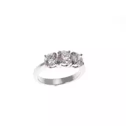 Anello Trilogy Basic 1,64 ct certificati GIA