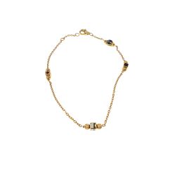Enameled Nautical Flag Bracelet