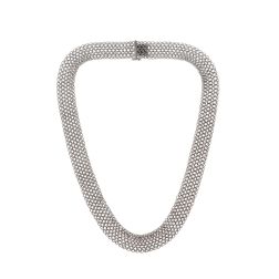 Magnificent White Gold Necklace 14mm