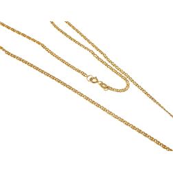Collana Tigre 50cm x 2mm in Oro Giallo