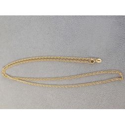 Collana Tigre 50cm x 2mm in Oro Giallo