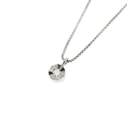 Collana Punto Luce Circle Sfaccettato da 0,012ct - 3.30mm