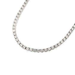 Scalar Diamond Tennis 40cm Necklace White Gold