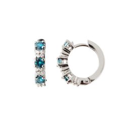 Boccole Trilogy Diamanti Blu e Diamanti