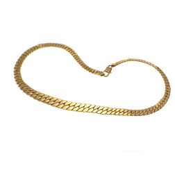 10mm - 6mm ‘Cobra’ scaled 44cm necklace