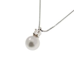 Collana Perla Akoya 5.5mm con Diamante 0.027ct