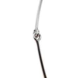 Rigid 18kt white gold necklace