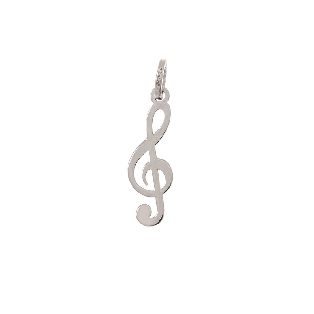 Treble Clef white gold - 0.6mm