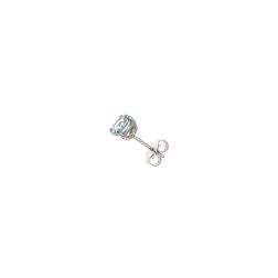 Orecchino singolo punto luce Acquamarina 4.58 mm