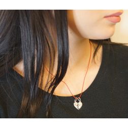 Medaglia dell'amore cuore in bianco