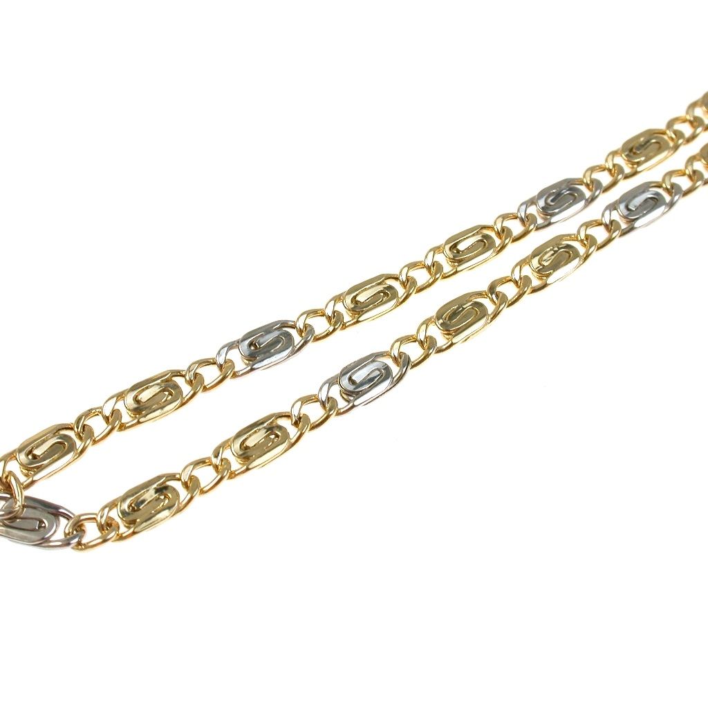 Collana lumachina bicolore 50cm x 3.30mm