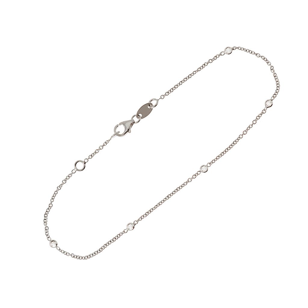 Photo of worn Bracelet "Gocce di Luce" 2.50mm