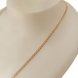 Necklace 60cm x2.70mm faceted tiger chain