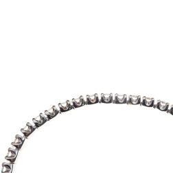 Bracciale Tennis x 4mm con Diamanti montatura in Platino, con sicura