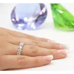 Veretta 7 Diamanti Certificati GIA da 25 punti