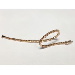 74 Diamond Piramid Tennis Bracelet 17cm x 2.50mm