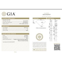 Trilogy Ring with Oval Diamonds: 0.61ct center and 0.37ct side, GIA-certified - italian size 14