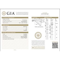 Veretta 5 Diamanti Certificati GIA da 30 punti