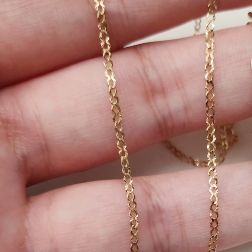 Necklace 45cm Infinity in Yellow Gold