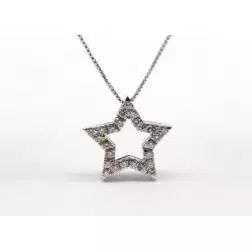 Collana Stella 24 Diamanti