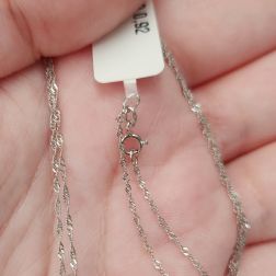 Singapore White Gold Necklace