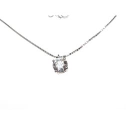 Girocollo veneta punto luce simple Diamante 0.45ct/0.50ct