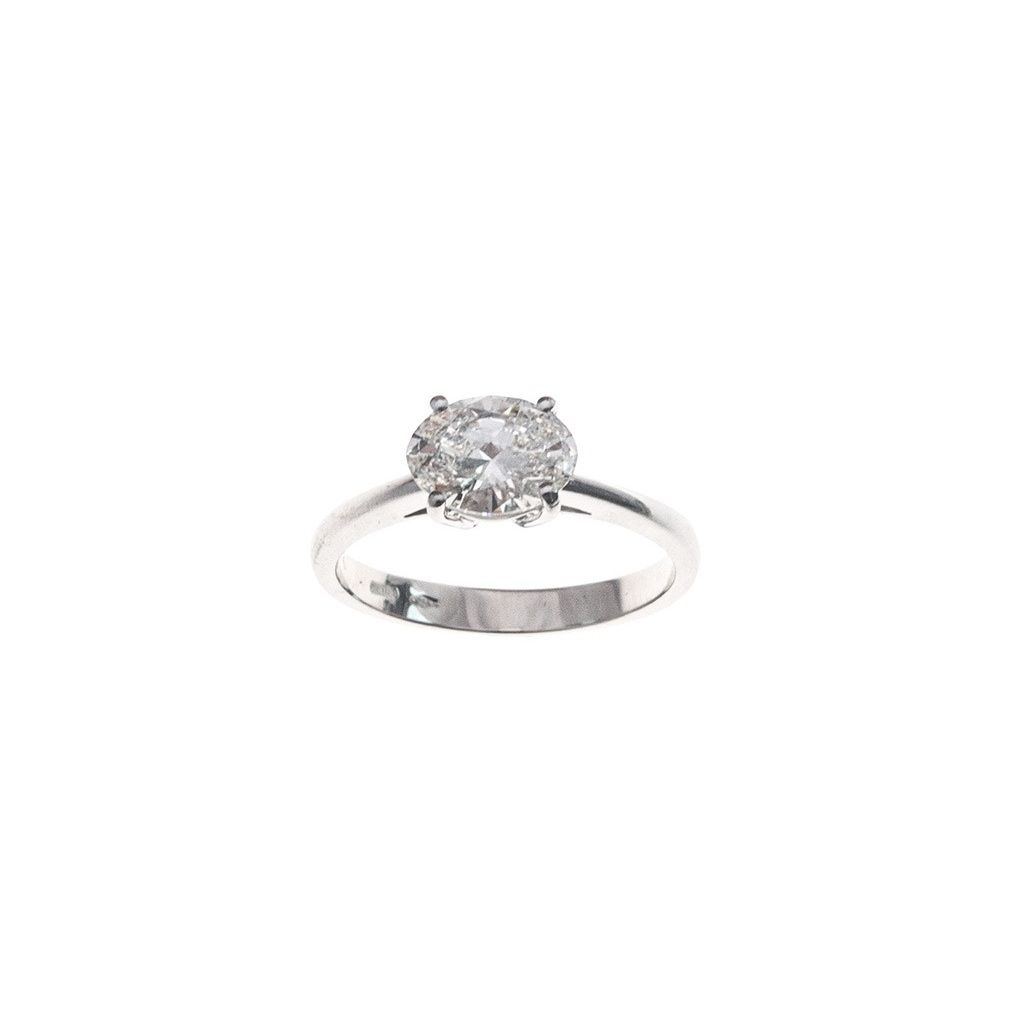 Anello Solitario SALINA Diamante Ovale 1ct