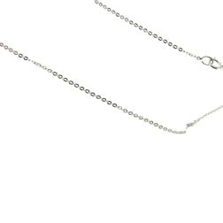 0.50mm Necklace Brilliant in 18kt White Gold