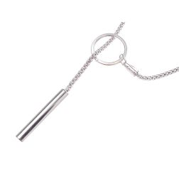 Collana Laccetto maglia Coreana senza chiusura in Oro Bianco